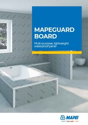 MAPEGUARD BOARD - Multi-purpose, lightweight waterproof panel